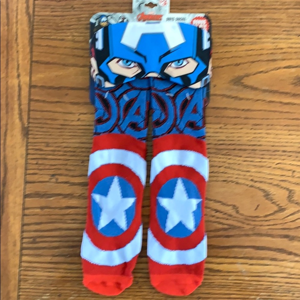 Marvel Avenger Captain AmericaSocks & Mask